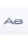 A8 Audi Chrome Emblem Sticker for Trunk Lid