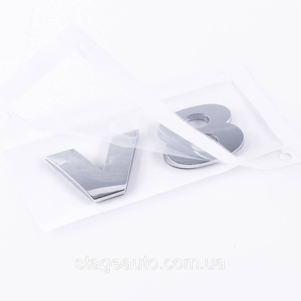 Nameplate Inscription on the Trunk Volkswagen V8, V8, VW