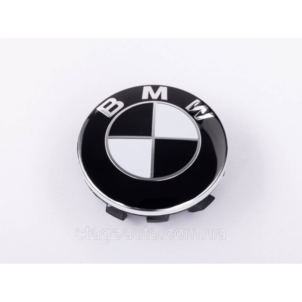 Cap plug for alloy wheels BMW 56mm classic white black