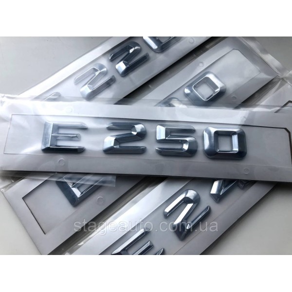 Nameplate Inscription Trunk Mercedes Benz E250