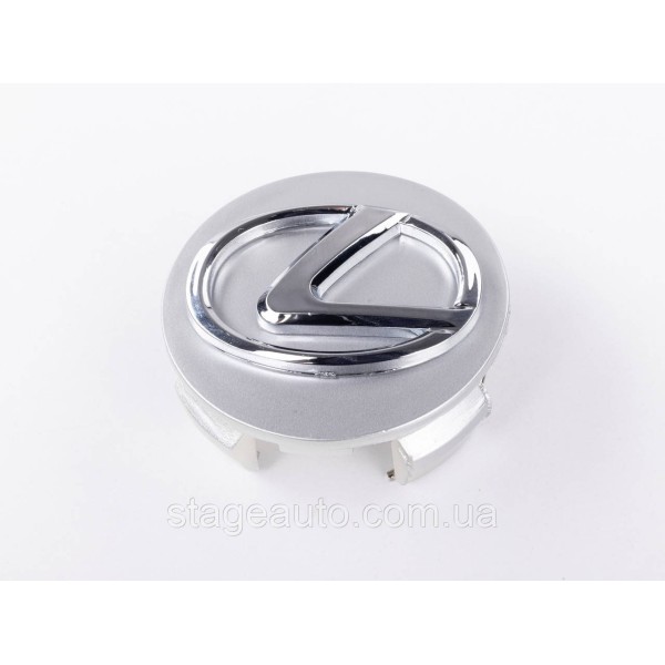 Колпачки заглушки в литые диски LEXUS Лексус, 62 мм Серебристые 42603-33080