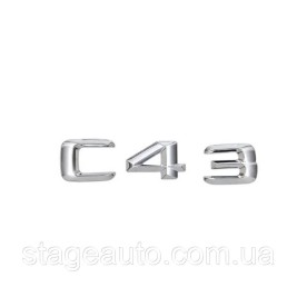 Шильдик Надпись Багажника Mercedes Benz C43