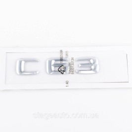 Nameplate trunk inscription C63 Mercedes-Benz Mercedes C 63 Chrome