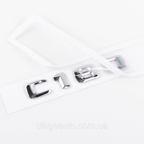 Nameplate trunk inscription C180 Mercedes-Benz Mercedes C 180 Chrome