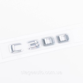 Nameplate trunk inscription C300 Mercedes-Benz Mercedes C 300 Chrome