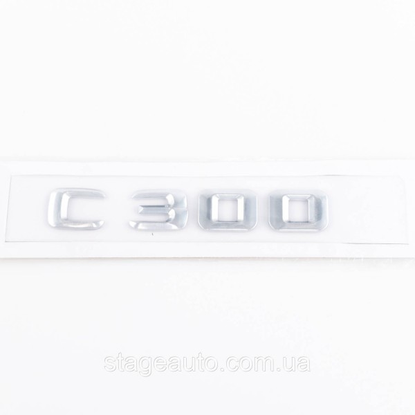 Nameplate trunk inscription C300 Mercedes-Benz Mercedes C 300 Chrome