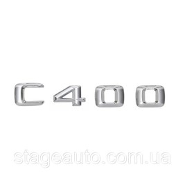 Шильдик Надпись Багажника Mercedes Benz C400