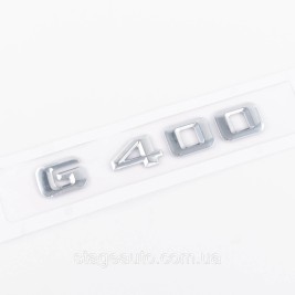Шильдик надпись багажника G400 Mercedes-Benz Мерседес Г400 Хром