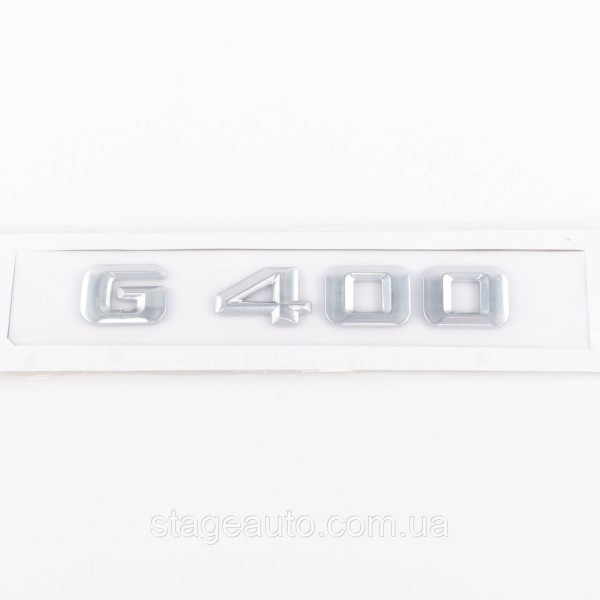 Шильдик надпись багажника G400 Mercedes-Benz Мерседес Г400 Хром