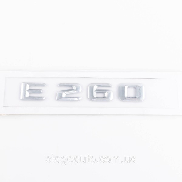 Nameplate trunk inscription E260 Mercedes-Benz Mercedes E 260 Chrome