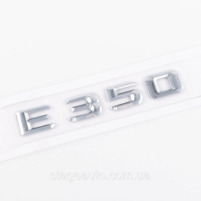 Nameplate trunk inscription E350 Mercedes-Benz Mercedes E 350 Chrome