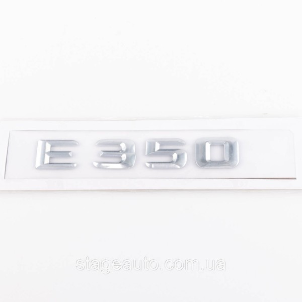 Nameplate trunk inscription E350 Mercedes-Benz Mercedes E 350 Chrome