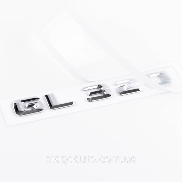 Шильдик надпись багажника GL320 Mercedes-Benz Мерседес ГЛ320 Хром