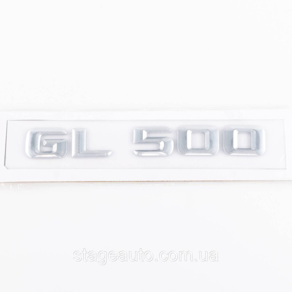 Шильдик надпись багажника GL500 Mercedes-Benz Мерседес ГЛ500 Хром