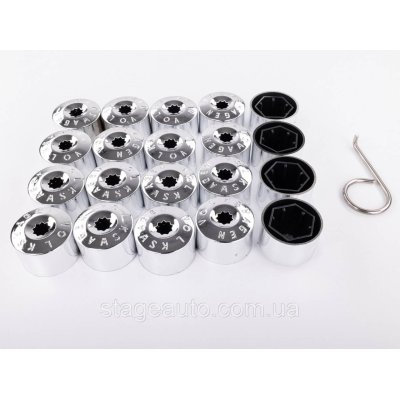 Ковпачки Для Болтів VAG 17mm 1K0601173A Хром