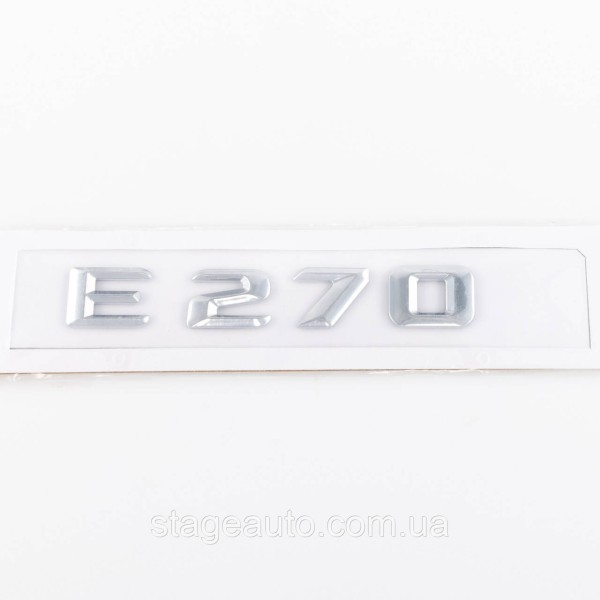 Nameplate trunk inscription E270 Mercedes-Benz Mercedes E 270 Chrome