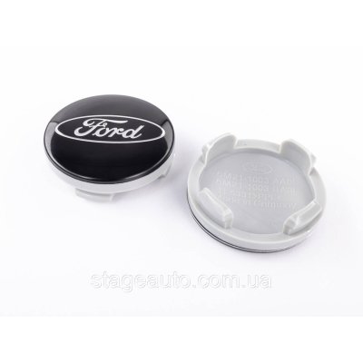 Ковпачки заглушки на литі диски FORD Форд 54 мм Чорні 6M21-1003