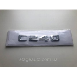 Шильдик Напис Багажника Mercedes Benz C240