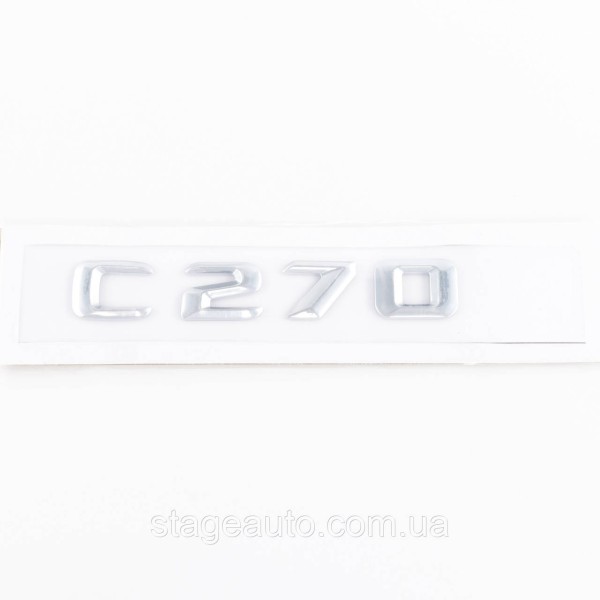 Nameplate trunk inscription C270 Mercedes-Benz Mercedes C 270 Chrome