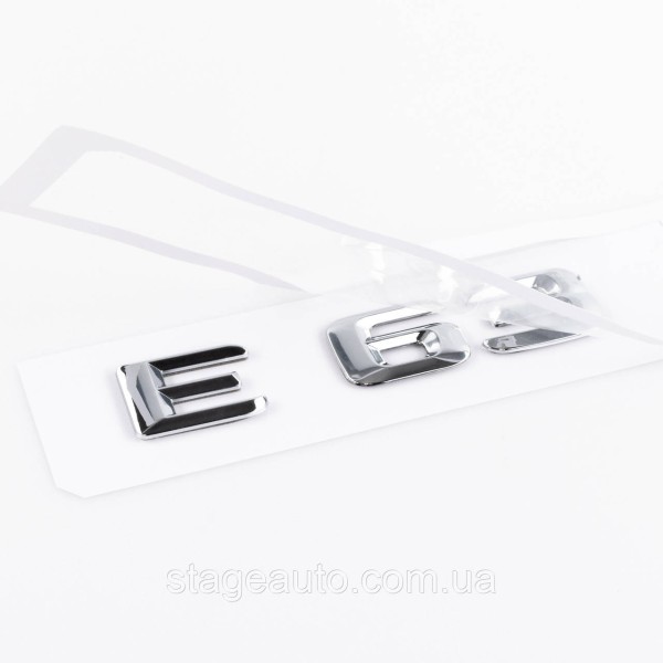 Nameplate trunk inscription E63 Mercedes-Benz Mercedes E 63 Chrome