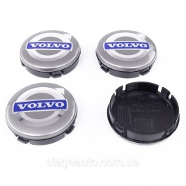 Колпачки заглушки на литые диски Вольво Volvo 64мм 3546923 31373763 S40 S60 S70 S80 S90 V40 V50 V60 V70 XC60