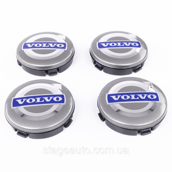 Колпачки заглушки на литые диски Вольво Volvo 64мм 3546923 31373763 S40 S60 S70 S80 S90 V40 V50 V60 V70 XC60