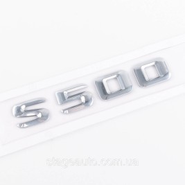Шильдик надпись багажника S500 Mercedes-Benz Мерседес С500 Хром