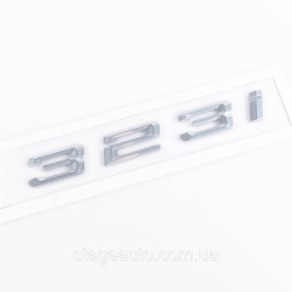 Шильдик надпись багажника BMW БМВ 323i Хром для E46, E90, F30, G20