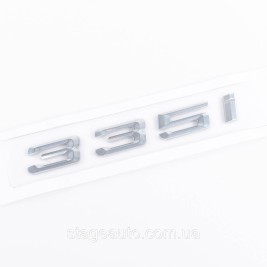 Шильдик надпись багажника BMW БМВ 335i Хром для E46, E90, F30, G20