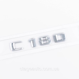 Nameplate trunk inscription C180 Mercedes-Benz Mercedes C 180 Chrome