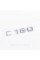 Nameplate trunk inscription C180 Mercedes-Benz Mercedes C 180 Chrome