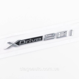 Шильдик Эмблема Надпись BMW XDrive 28i для БМВ, Хдрайв 28і хром
