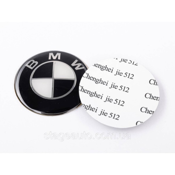 Эмблема БМВ, значок на руль БМВ, Значок на руль BMW 45мм, E36, E46, E90, E34, E39, E60, E63, E32, E38, E65,