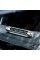 Car business card, plate with phone number on the panel ( silver ), plate with number