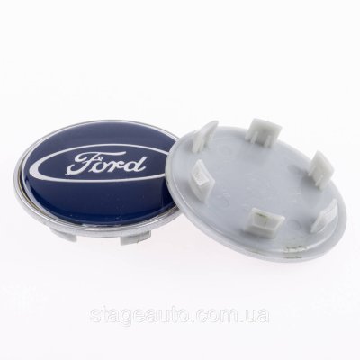 Ковпачки заглушки на литі диски FORD Форд 62 мм Сині 7M59-1A065-LA, 1S711000AA