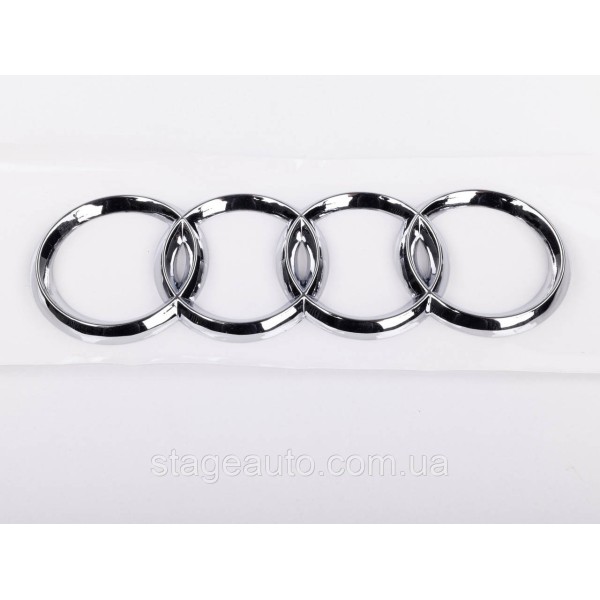 Эмблема задняя Audi Ауди 192мм A3(8V), A4(B8), TT(8J) - Хром (4G8853735) хром кольца