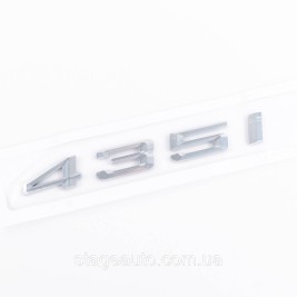 Шильдик надпись багажника BMW БМВ 435i Хром для F32, F33, G22, G23
