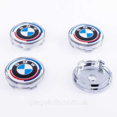 Caps plugs for alloy wheels BMW BMW 60 mm anniversary 50 years Motorsport