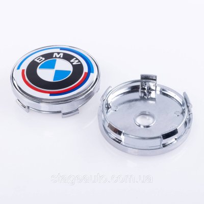 Caps plugs for alloy wheels BMW BMW 60 mm anniversary 50 years Motorsport
