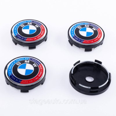 Caps plugs for alloy wheels BMW BMW 60 mm anniversary 50 years Motorsport