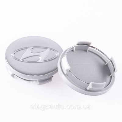 Ковпачки Заглушки Для Дисків Хюндай Hyundai 60мм, Accent, Azera, Elantra, Genesis, Santa Fe, Sonata, Tucson