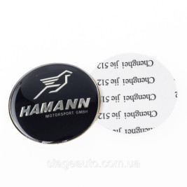 Rear emblem on the trunk BMW E46 Station wagon BMW 65 mm Hamann Hamann 1 pc