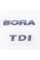 Шильдики эмблемы на багажник BORA TDI, БОРА ТДИ хром (комплект)