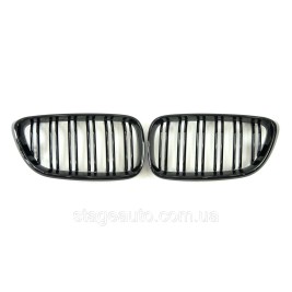 Nostrils for BMW 2 Series F22/ F23 2013-2019 Black Glossy ( Double M-Look)