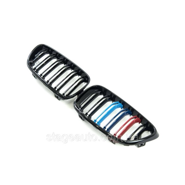 Nostrils for BMW 2 Series F22/ F23 2013-2019 year M-color ( Double M-Look)