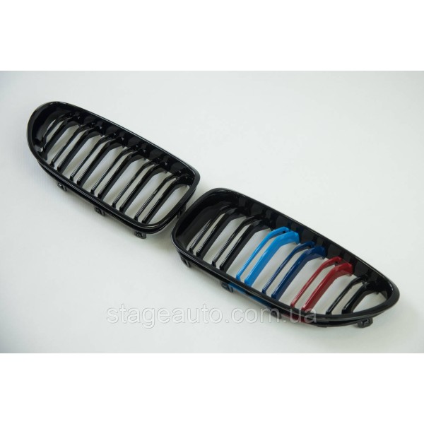 Ноздри на BMW 6 Series F06 / F12 / F13 2012-2017 год M-color ( Двойные M-Look )