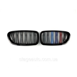 Ноздри на BMW 5 Series F10 2010-2017 год M-color ( Двойные M-Look )