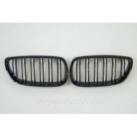 Ноздри на BMW 3 Series E92 / E93 2006-2010 год Черные Глянцевые ( Двойные M-Look )