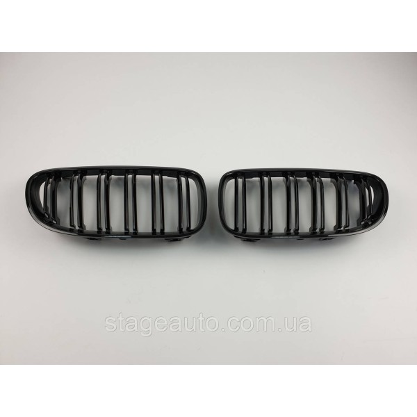 Ноздри на BMW 3 Series E92 / E93 2010-2013 год Черные Глянцевые ( Двойные M-Look )