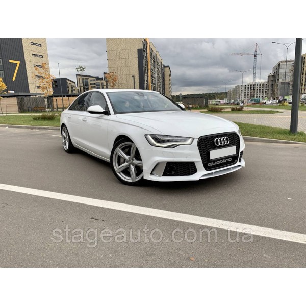 RS style front bumper for Audi A6 C7 2011-2014